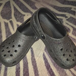 Kids Glitter Clogs